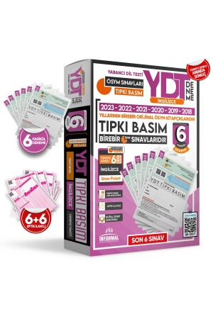 MNZ-2024 YKS YDT الإنجليزية ÖSYM أصدرت سؤال نفس الطبعة 6-حزمة المحاكمة TG كتيبات المحاكمة - Kara Kutu Yayin