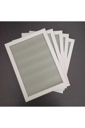 MNZ-21x30 5-قطع بيضاء A4 حجم إطار وثيقة - Özcam Ayna Ve Çerçeve