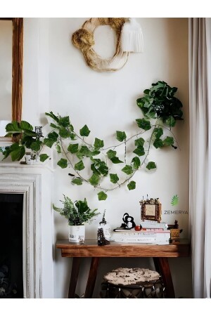 MNZ-230 سم ورقة كبيرة هيدا هيكس الاصطناعية Ivy - Birçok Hediye