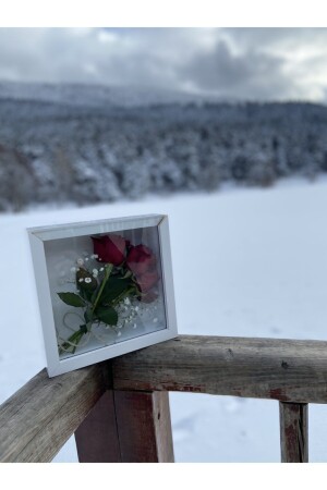 إطار صندوق الزهور الأبيض MNZ-23x23 - Konuk Wooden