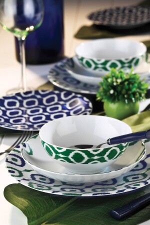 MNZ-24 قطعة عشاء مجموعة 6 أشخاص 9133 ZG24Y24309133 - Kütahya Porselen