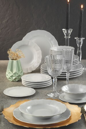 MNZ-24 قطعة عشاء مجموعة Dg296 04POR034FCR - Porland