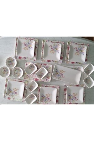 MNZ-24 قطعة الإفطار الربيعي مجموعة KRMK000010 - Keramika