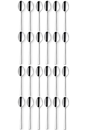 MNZ-24 قطع فولاذ المقاوم للصدأ Lux Teaspoon Stick Model Teaspoon - Trouvaille