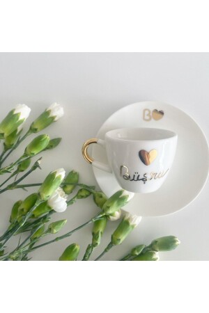 MNZ-24k ذهبية من الخزف التركي كوب القهوة - Büşra - 80 Cc MUGBUSRA - Mugtasarım