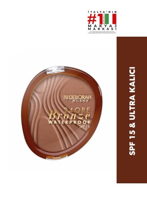 MNZ-24ore Bronzer رقم 02 الورد المتوسط 8009518364910 - Deborah