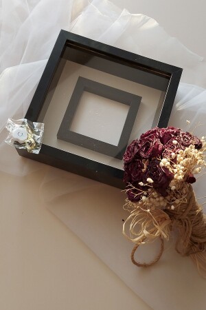 MNZ-25x25 إطار صورة LED أسود مع أقسام لتصاميم الورود الخاصة بك hkmx0232 - Verda Çerçeve