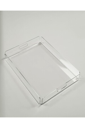 MNZ-25x35cm شفاف أكريليك plexiglass خدمة عرض سلة هدية مع المقبض bs1212 - BaltaciStore