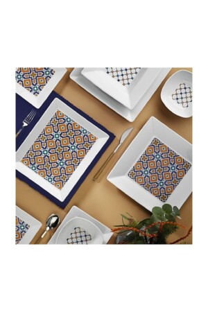 MNZ-26 قطعة أطباق العشاء مجموعة التسجيل الديكور My26yt42010646 مايا10646 - Kütahya Porselen