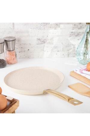 MNZ-28 سم كريم قصير الجانب كريبي بان - لا لزجاجة كريبي اوميليت بان 28 سم (تيب الفولاذية المتحكم) - Evren