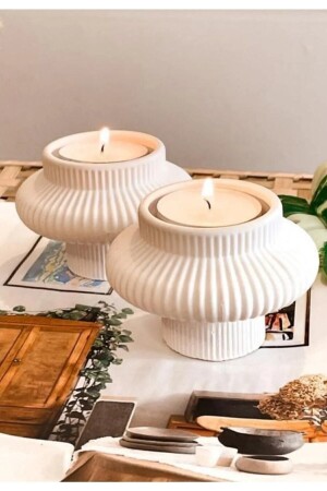 MNZ-2-pack Jowe Candlestick Candle Holder - Ömser Hot