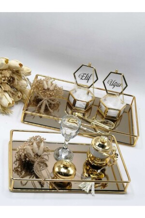 MNZ-2-Piece وعد الصندوق العريس وصندوق الوعي القهوة NSNTPSS192 - ZEKAAVM