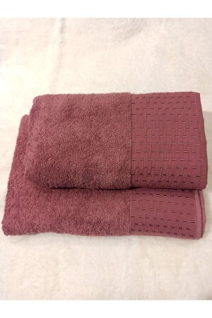 MNZ-2-Piece تركية حمام مجموعة، حمام ورمالة الرأس - غبار الزهرة حمام تطبيقات - ŞENER HOME