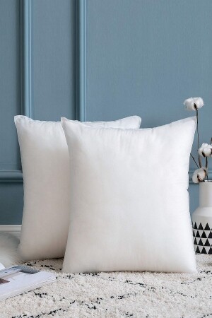 MNZ-2-Piece Throw Pillow Case وسادة داخلية 50x50 500gr 100٪ رصاصة سليكون رصاصة ملء - Junenext