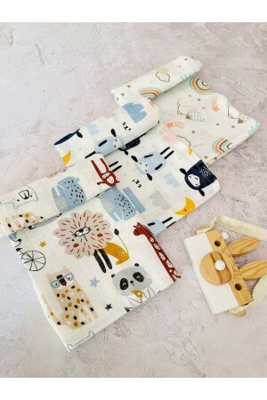 MNZ-3 غطاء ملابس المسلين متعددة الأغراض غطاء 3 ميكروبات المسلين - JUNİPERUS