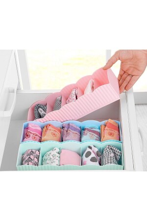 MNZ-3 قطع من 5 قطاعات الدرج الجوارب منظمة - Genel Markalar