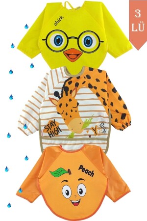 MNZ-3 قطع جيرافيا طائر الفراولة نمط طعام الأطفال 6-24 شهر - Dubi Baby