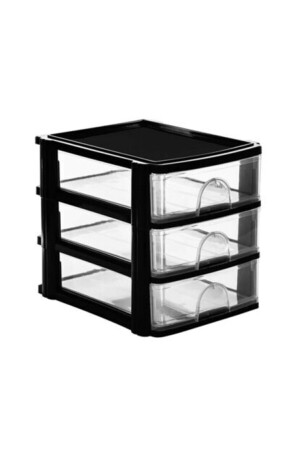 MNZ-3 قطع (أسود) A4 مخزن وثائق A4 منظمة مع مخزنات Dw-130 - Genel Markalar