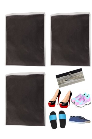 كيس التخزين الأحذية MNZ-3 قطع كيس السفر متعدد الأغراض مغلق خزانة الجرف المعدات منظمة - Balkan Room