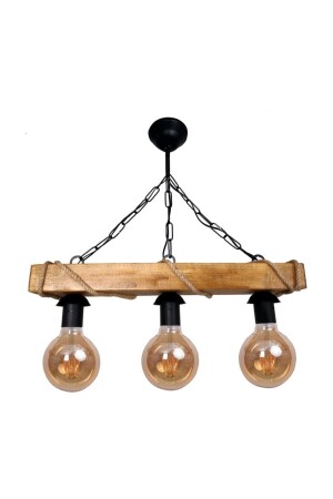 MNZ-3 قطعة صلب مصباح العلق الروستيك الخشبية الشنادل المكتب الروستيك الكافي بار الفندق مطعم مصباح السقف BNDAVZ005 - Bundera