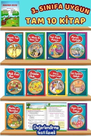 MNZ-3 - مجموعة قصص تلهم القراءة للدرجات - Ata Yayıncılık