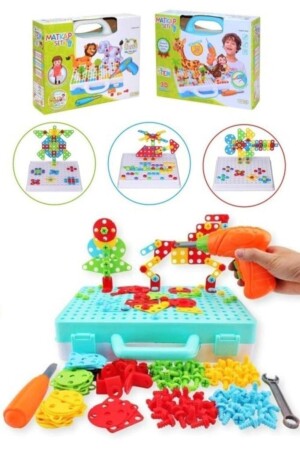 MNZ-3 D مجموعة حفرة تعليمية للشجر الحيوانات TYC00456250272 - Birlik Oyuncak