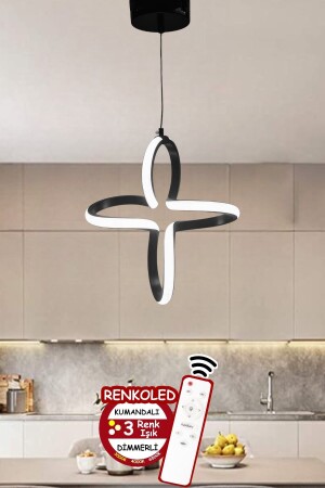 MNZ-3 اللون مضيء مصباح اللون الحديثة القياس الأسود مدرج للدخول، القاعة، الغرفة Gonca - Renkoled Aydınlatma