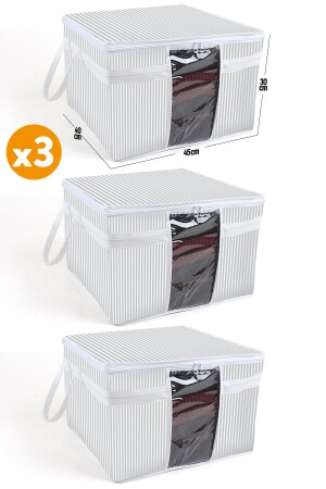 MNZ-3 قطع - ملابس سترة نافذة Hurcu 45 X 40 X 30 سم - 3 قطع ESTİ001-3K - ESTİ