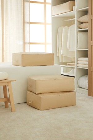 MNZ-3 قطع كبيرة الحجم بيج هيرنجبون سرير قاعدة وسادة سرير حلقات السترة Hurcu 62x46x22 - Ocean Home Textile