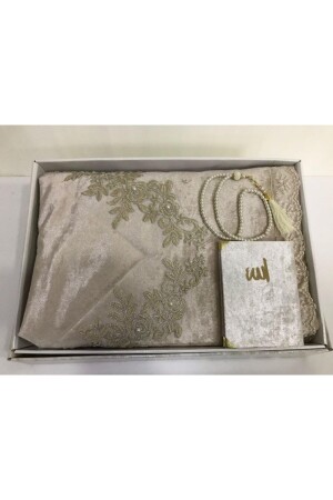 MNZ-3 قطعة فخمة كابوتشينو فرنسية مقلية السلمون صلاة السجادة الصنبورة - Lamazihome