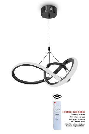 MNZ-3 حكم الألوان الأسود LED شمعة Kardelen LED شمعة TYC00568290474 - RSCOLLECTIONS