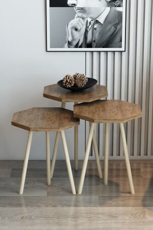 MNZ-3 مقعدات طاولة القهوة العشرية نموذج العشرية طاولة القهوة القرن حبل الساق العشرية طاولة العشرية الساق القرن - Modalanka