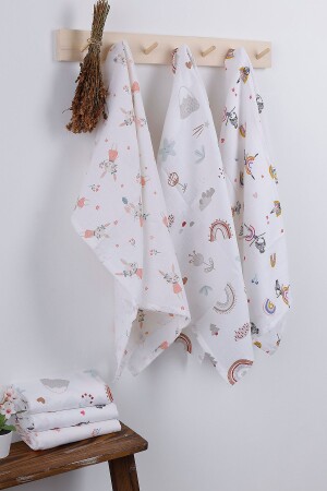 MNZ-3 - غطاء موسلين متعددة الأغراض Oeko-Teks المعتمد 100% القطن العضوي - Juniperus