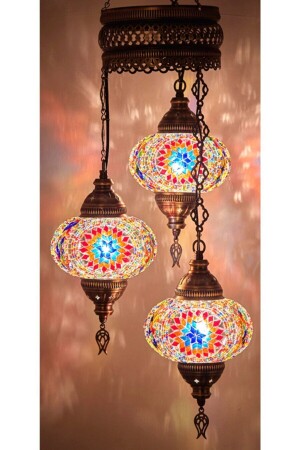 MNZ-3- Piece مصباح معلق مصباح مصباح حقيقي بوهيمية DEZ3LÜAVİZE - DezHome