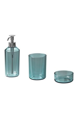 MNZ-3- Piece Glass Bathroom Set Dispenser Soap Dispenser Liquid Soap Dispenser صلبة صابونة أسنان حاملة فرشاة الأسنان - cousinss