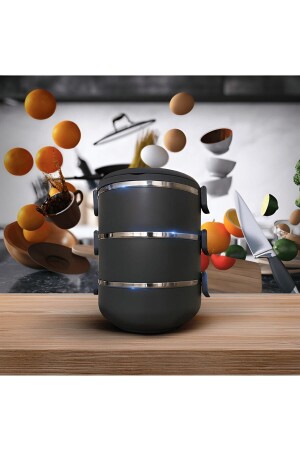 MNZ-3 طبقة حرارة الغذاء مقاومة للتسرب (غطاء الغداء الحديثة سلسلة خاصة لون خاص) لديها طاقة واحدة حصرية - Davet