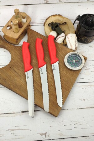 MNZ-3 قطعة خبز سكين مجموعة سيرت سيف خاص قطع - Sürlaz