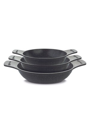 MNZ-3 قطعة كاسيرول وبان مجموعة بدون غطاء - Thermoad