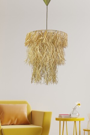 MNZ-3 Tier Raffia Chandelier R001 - EL YAPIMI
