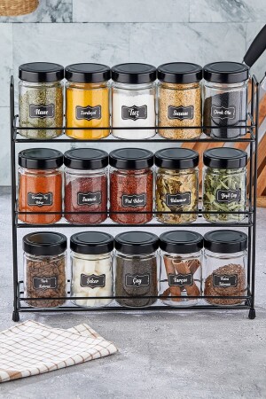 MNZ-3 Tier Small Stand 15 ليرات إعدادات الجرعة الزجاجية المستديرة BRL-19150 - vipgross