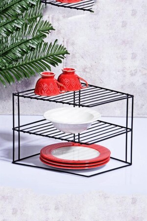 MNZ-3 سطح رف الصفائح الحجرة السوداء المطبخ الصفائح المطبخ والضبط المنظم رف المطبخ رف TYC00692270864 - Kitchen Store