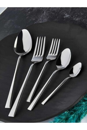 MNZ-30 قطعة من الشوكة السطحية والقارب مجموعة 6 أشخاص CK-Cubuk-30 - AradığınBurda