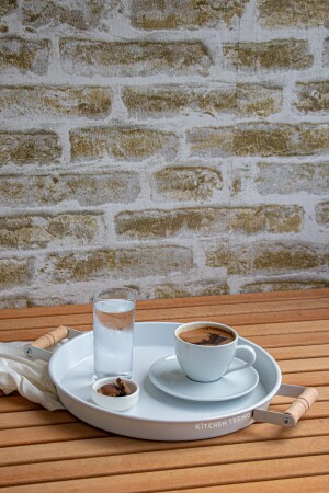 MNZ-30 سم طاولة معدنية مع معقب خشبي طاولة شاي طاولة قهوة طاولة عرض طاولة galv37cm2 - kitchen trend