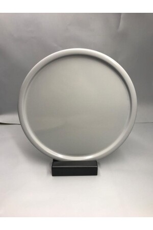 MNZ-30 سم مقطور الرمادي المعدن الجولة الشاي والقهوة والكعك خدمة الصندوق العرض الديكورية الصندوق MZ30TPS1 - Mira züccaciye