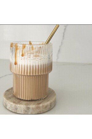 MNZ-300 ml كوب كوب قهوة ومعرض كوب بوروسيليكات مقاوم للحرارة 300 ml - Küçük Ew