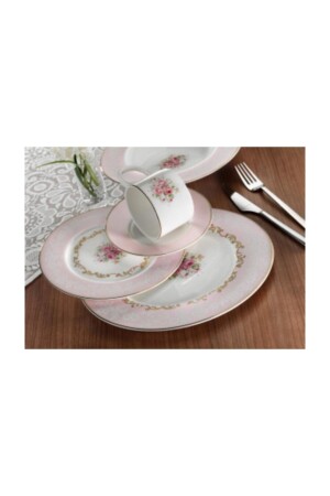 MNZ-30029 84 قطعة عشاء مجموعة 487 - Aryıldız