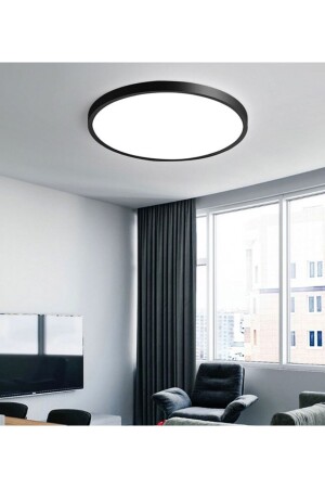 MNZ-30x30 الحجم الكبير أدى الشنابل السقف صفر 6500k ثلج أبيض الضوء لوحة الإضاءة المعدنية السوداء القضية TYC004558812 - burenze