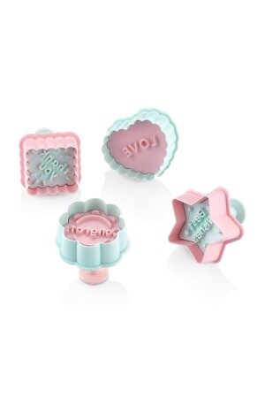 MNZ-3103 الحب و 4 رسائل مختلفة على شكل صورة مطبوعة خاصة لسنة جديدة - Bayev