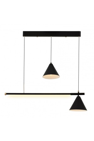 MNZ-3130-2a-19 2 قطعة من المعدن صاروخ مصباح معلق الأسود 3130-2A19 - Özcan Aydınlatma