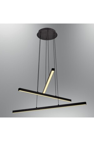 MNZ-3150-1A-19 3-قطعة ميكادو مصباح معلق شاندليير أسود 3150-1A19 - Özcan Aydınlatma